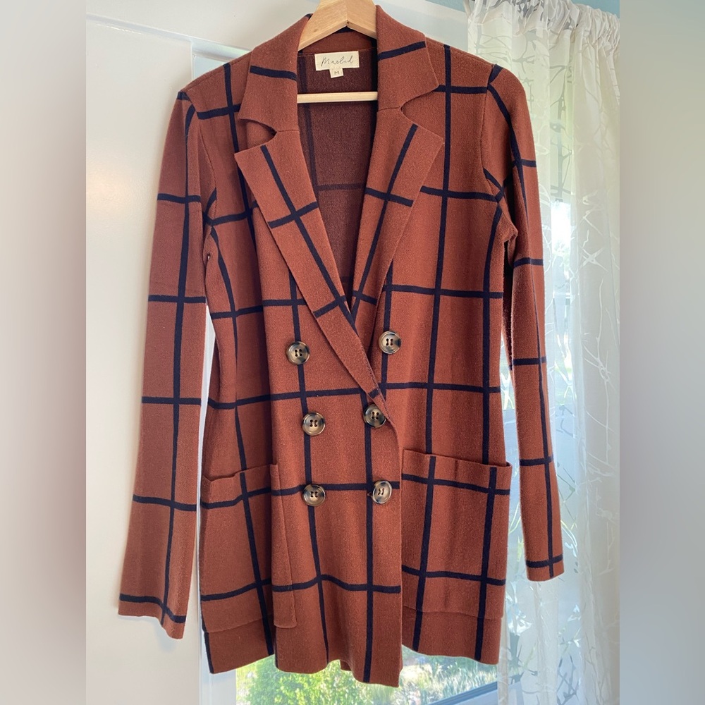 Trendy Sweater Blazer